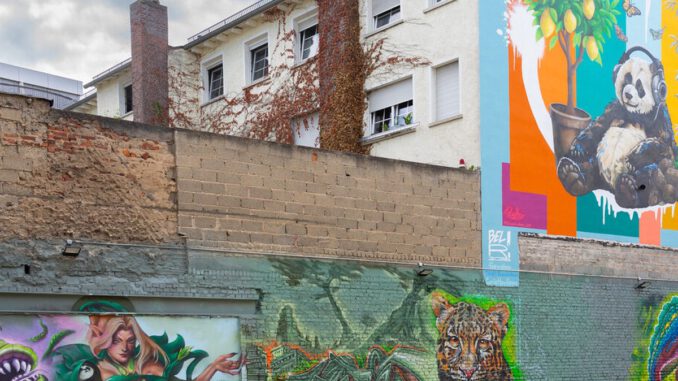 Temporärer Stadtgarten in Rüsselsheim entsteht auf ehemaliger Brandstelle Temporärer Stadtgarten in Rüsselsheim entsteht auf ehemaliger Brandstelle