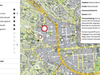 Wiesbaden bündelt Baustelleninformationen im digitalen Stadtmodell