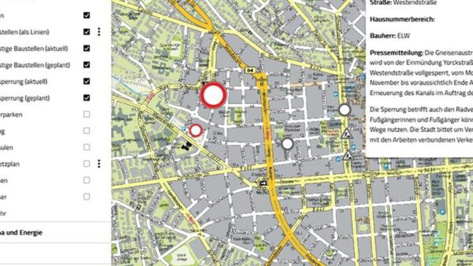 Wiesbaden bündelt Baustelleninformationen im digitalen Stadtmodell Wiesbaden bündelt Baustelleninformationen im digitalen Stadtmodell