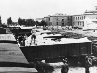 Wiesbadener Foto der Luftbrücke in neu konzipierter Dauerausstellung in Bonn vertreten